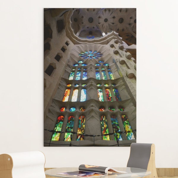 Barcelona Photo Art Prints Set of 2, Spanish Church Wall Decor,Instant Download, Home Decor, Living Room Art, Photography Poster, Gaudi