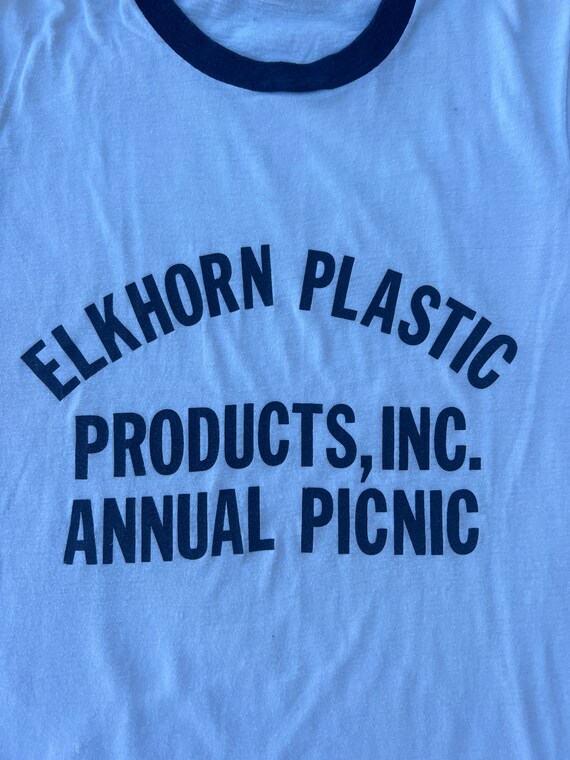 Elkhorn Plastics ringer tee - image 3
