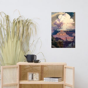 Arizona Desert Poster Grand Canyon Art National Park Painting