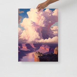 Arizona Wall Art Grand Canyon Art Landscape Painting National Park Poster