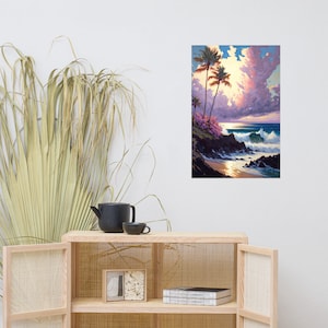 Hawaii Art Haleakalā National Park Painting Hawaii Poster
