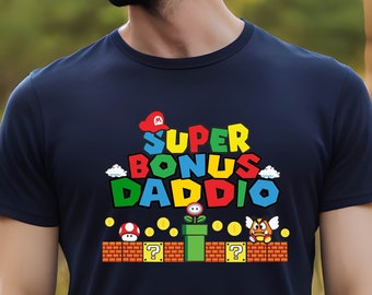 Bonus Dad Gift Shirt , Super Bonus  Dad T Shirt , Funny Stepdad Gift , Funny Stepdad Shirt Bonus Dad Patriotic Shirts For Men Best Dad Gifts