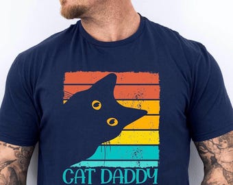 Comfort Colors®  Funny Cat Daddy Tee, Cat Daddy Shirt