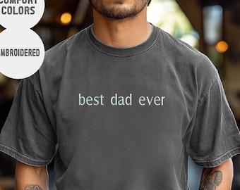 Embroidered Best Dad Evet T-Shirt ,Embroidered Cool Dads Club Shirt, Dad Shirts