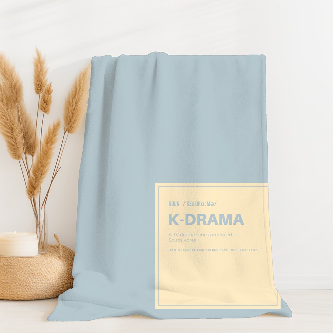 Kdrama Blanket Gift for Korean Drama Fan Korean House Decor Etsy
