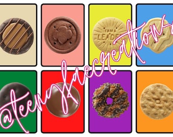 Girl Scout Cookie Flash Cards (LBB Cookies)