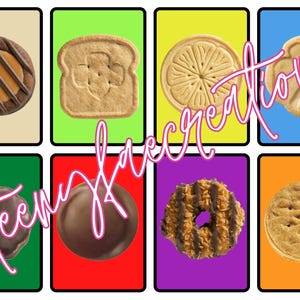 Girl Scout Cookie Flash Cards (ABC Baker)