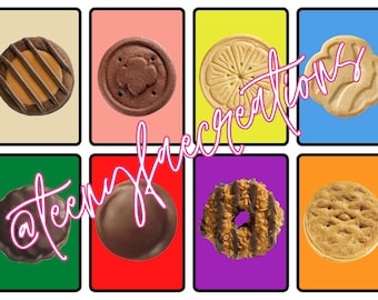 Girl Scout Cookie Flash Cards (ABC Baker)