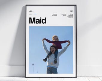MAID Tv Show Print, Series Poster, Minimalist Wall Art