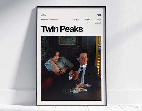 Twin Peaks Poster, Twin Peaks Poster Print, Twin Peaks Series Poster Print, Tv Series Posters Art, Poster Wall Art