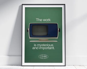 SEVERANCE Tv Show Print, Series Poster, Minimalist Wall Art