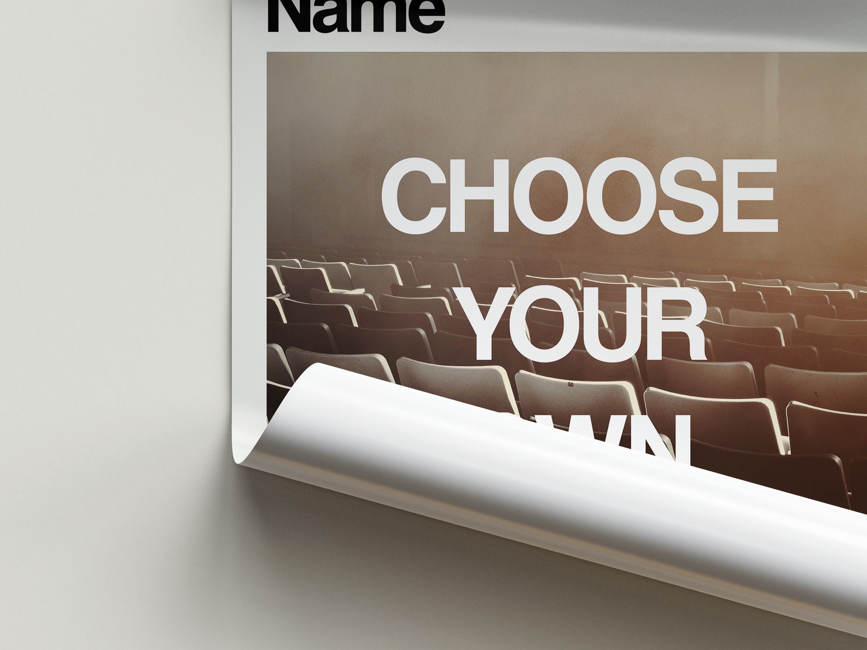 Custom Movie Poster, Custom Poster Print, Personalized Movie Poster, Customize Movie Poster