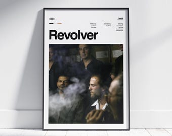 REVOLVER Movie Poster, Retro Art Print, Digital Download