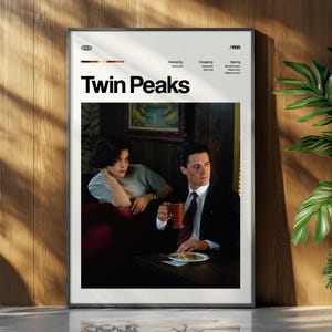 TWIN PEAKS Tv Series Poster, David Lynch Art, Digital Download image 3