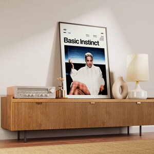 BASIC INSTINCT Movie Poster, Vintage Retro Art Print, Digital Download image 7