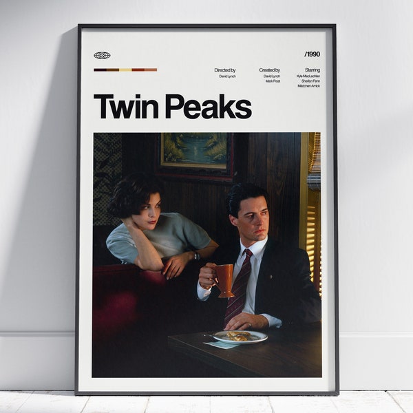 Twin Peaks Poster, Twin Peaks Poster Print, Twin Peaks Series Poster Print, Tv Series Posters Art, Poster Wall Art