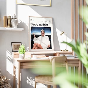 BASIC INSTINCT Movie Poster, Vintage Retro Art Print, Digital Download image 6