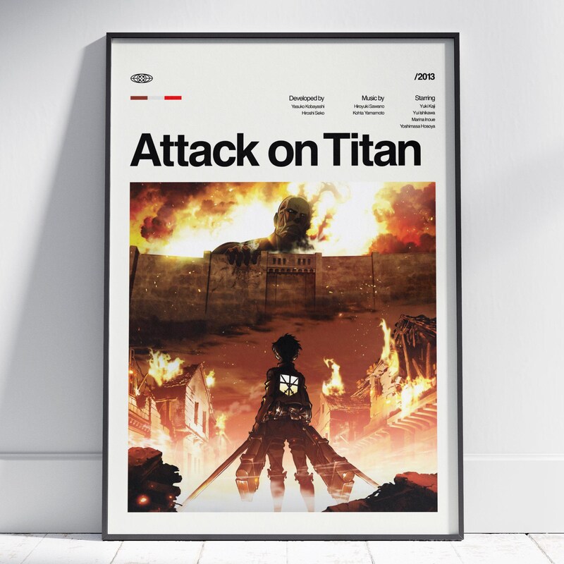 Attack on Titan Poster Etsy — free download