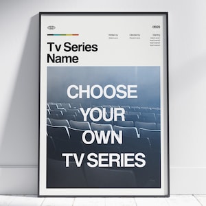 Pôster personalizado de série de TV, impressão de pôster personalizado, pôster personalizado de série de TV, pôster personalizado de série de TV, impressão personalizada de série de TV