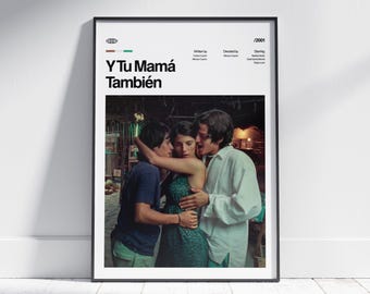 Y TU MAMA TAMBIEN (And Your Mother Too) Poster, Retro Art Print, Digital Download