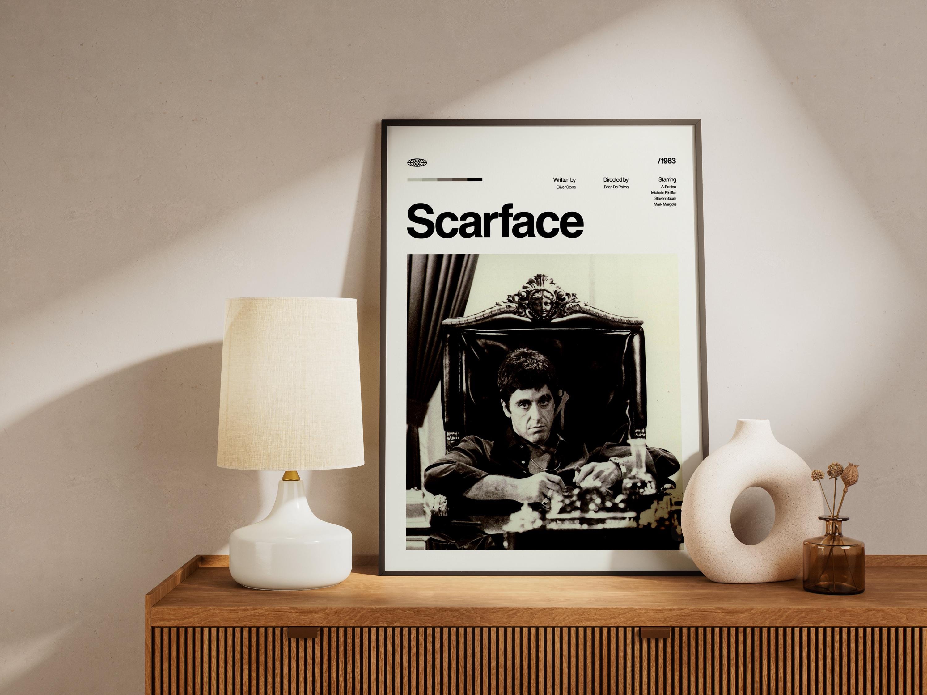 SCARFACE Movie Poster, Retro Art Print, Digital Download - Etsy