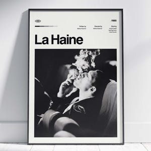 La Haine Film Poster, La Haine Wand Dekoration, La Haine Poster Druck, Vintage Retro Kunstdruck