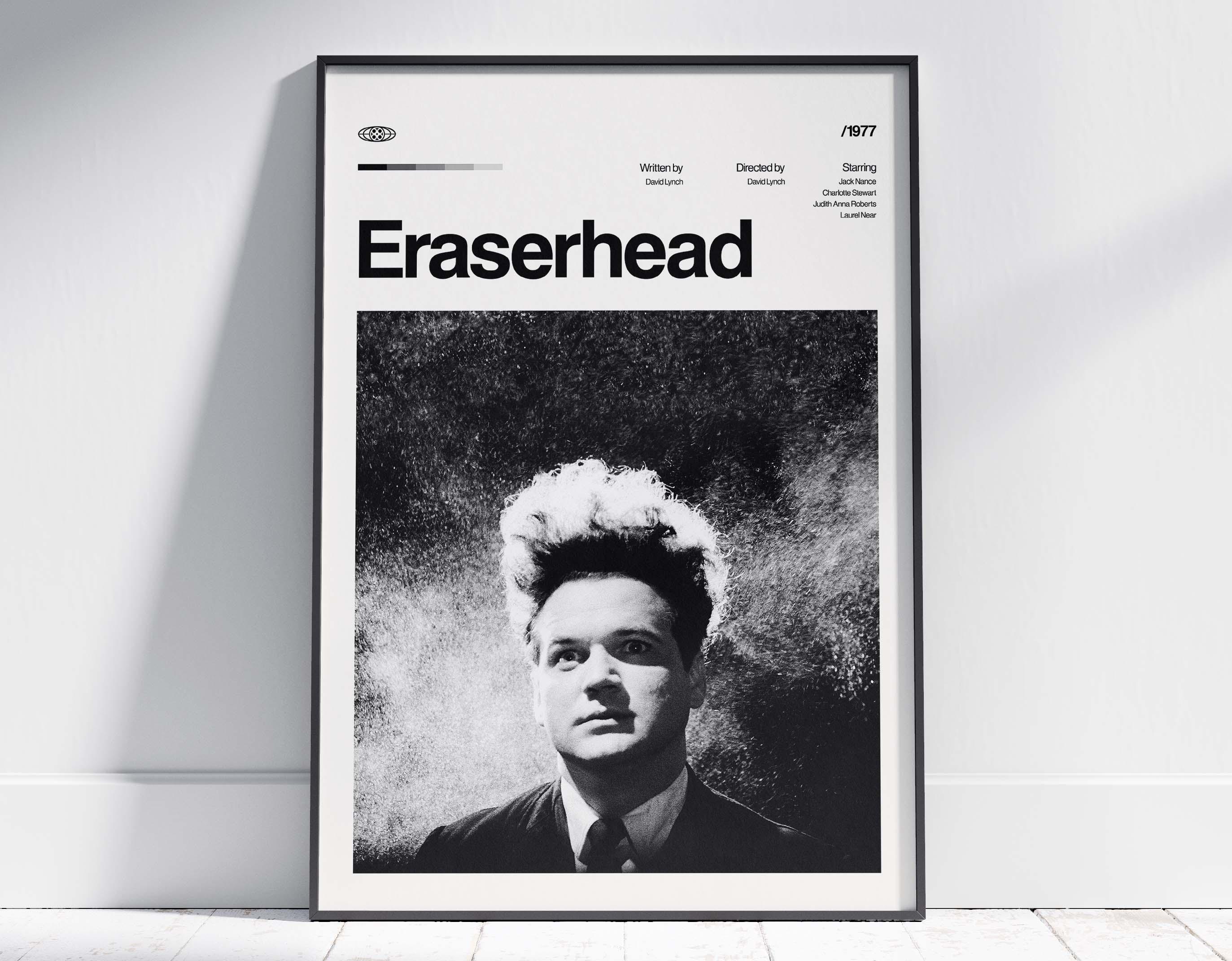 Eraserhead Movie Poster, Eraserhead Wall Decor, Eraserhead Poster Print, Vintage Retro Art Print