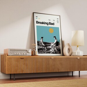 BREAKING BAD Poster, Tv Series Print, Retro Art Print, Digital Download image 7