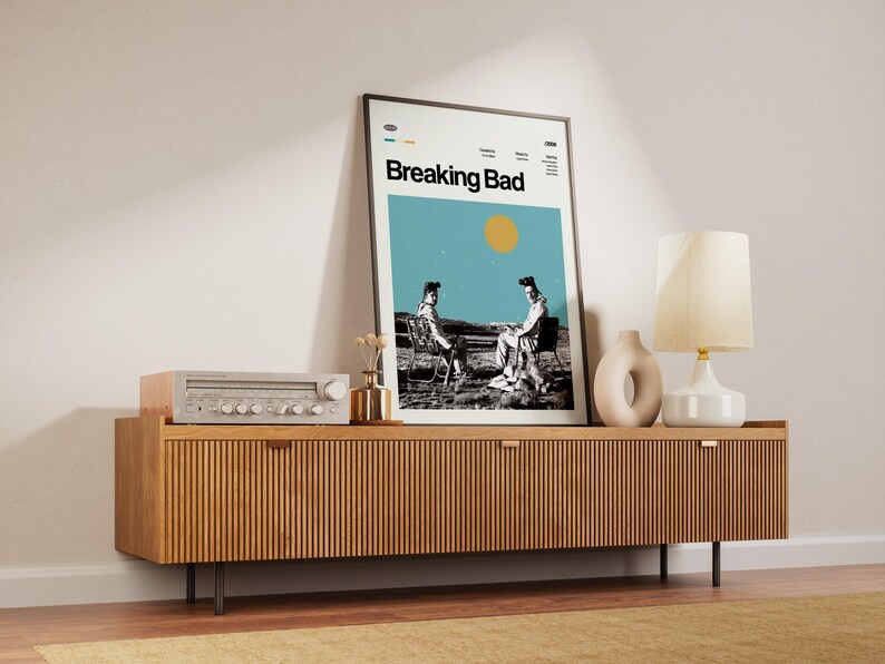 BREAKING BAD Poster, Tv Series Print, Retro Art Print, Digital Download image 7