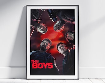 THE BOYS Tv Show Print, Series Poster, Minimalist Wall Art