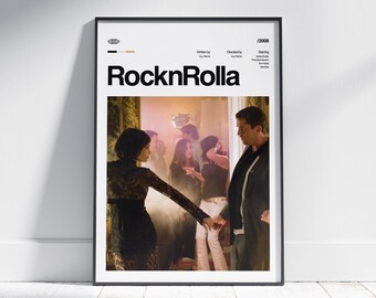 ROCKNROLLA Movie Poster, Rock N Rolla, Retro Art Print, Digital Download