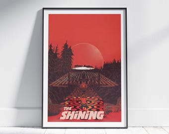 THE SHINING Movie Poster, Retro Art Print, Digital Download