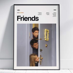 Friends Poster, Friends Poster Print, Friends Series Poster Print, Tv Series Posters Art, Poster Wall Art