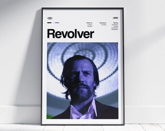 REVOLVER Movie Poster, Retro Art Print, Digital Download