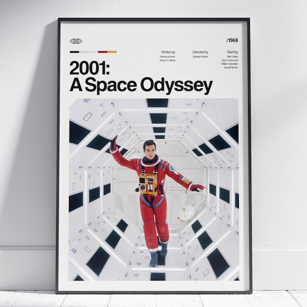 2001 A Space Odyssey Movie Poster, Space Odyssey 2001 Print, Space Odyssey 2001 Poster, 2001 A Space Odyssey Wall Decor