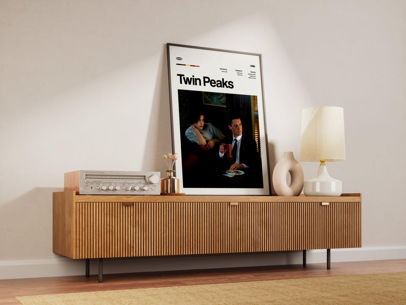 TWIN PEAKS Tv Series Poster, David Lynch Art, Digital Download image 7