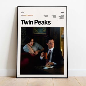 TWIN PEAKS Tv Series Poster, David Lynch Art, Digital Download image 4