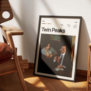 TWIN PEAKS Tv Series Poster, David Lynch Art, Digital Download image 2