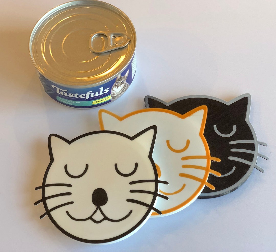 Flexilid Creative Cat Food Can Cover for Spillproof Storage Etsy