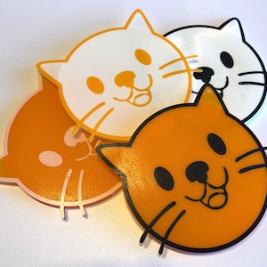 Cat Food Lid Kitten Food Lids Dog Food Storage Puppy Food Storage - set of 4 - various colors Food Storage