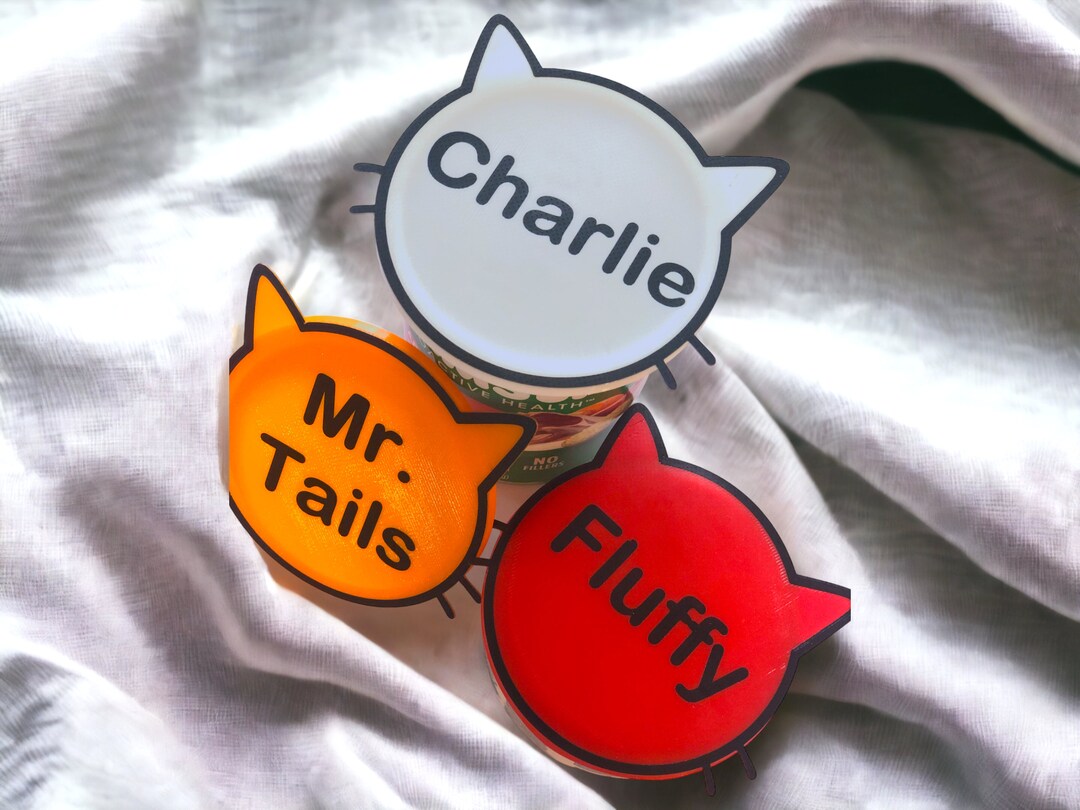 Personalized Cat Food Can Lids Pet Food Can Cover Improve Your Pet Food