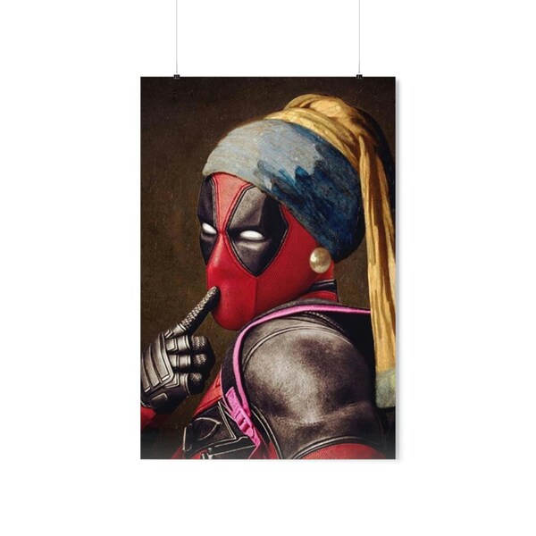 Deadpool Poster, Marvel Poster, Geek Poster, Wall Decoration, Premium Matte Vertical Posters,|Gift for her|Gift for him|Gift for kid