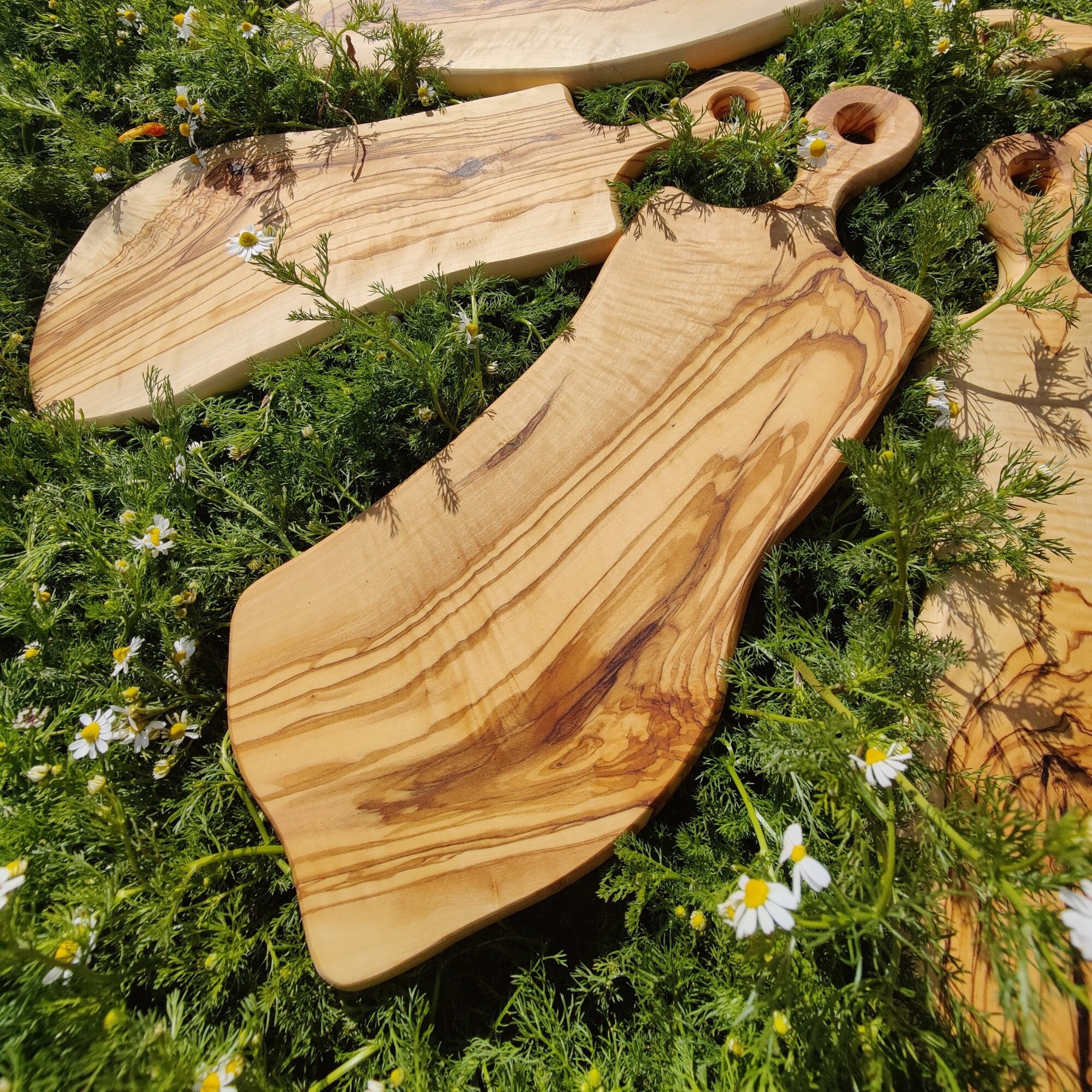 Forest Decor Small Olive Wood Cutting Board - 11.8x5.1x0.8