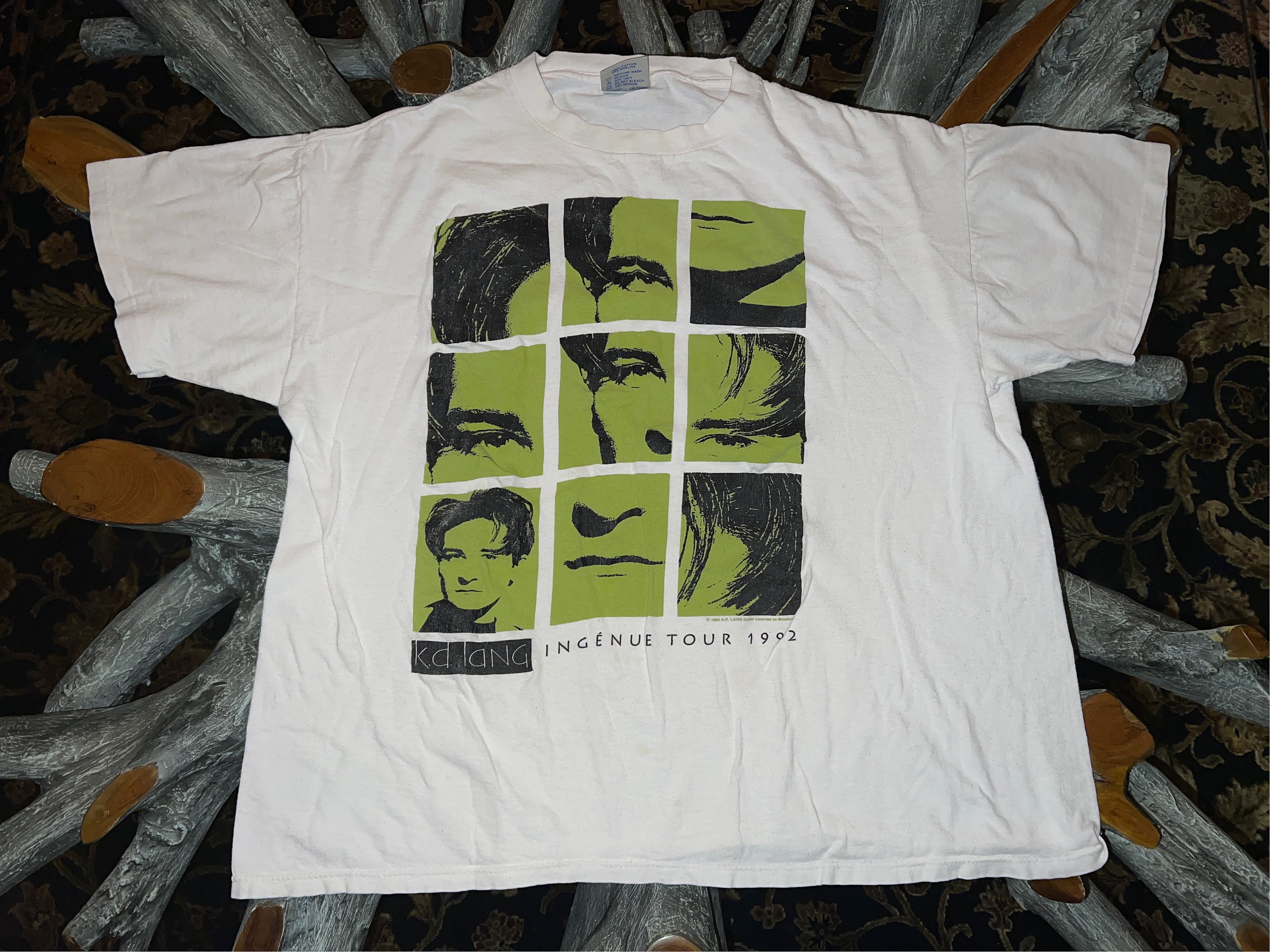 90s デッドストック VOGUE KD LANG Tシャツ トップス Tシャツ