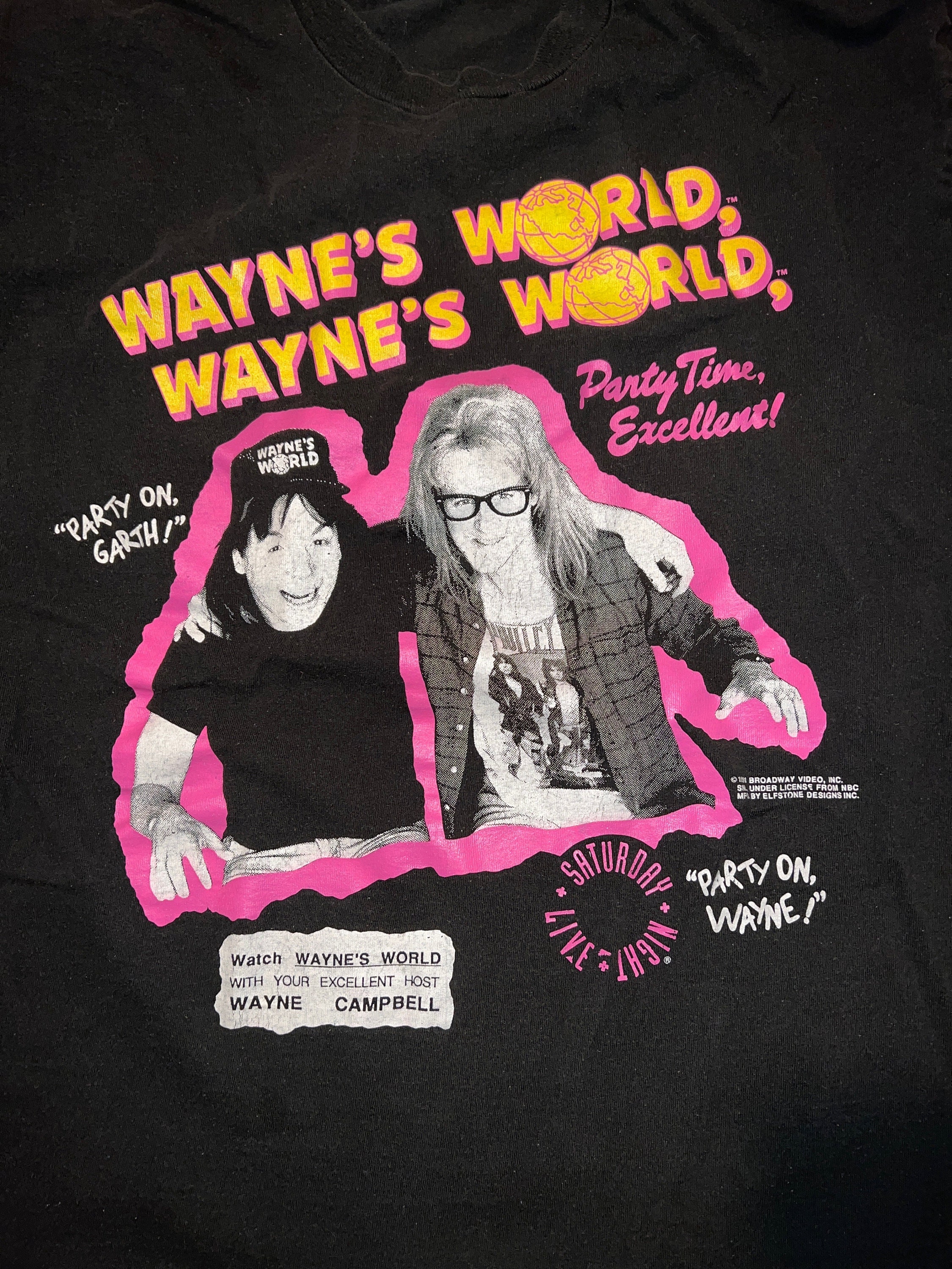 ヴィンテージ ウェインズ・ワールド T シャツ - Etsy 日本