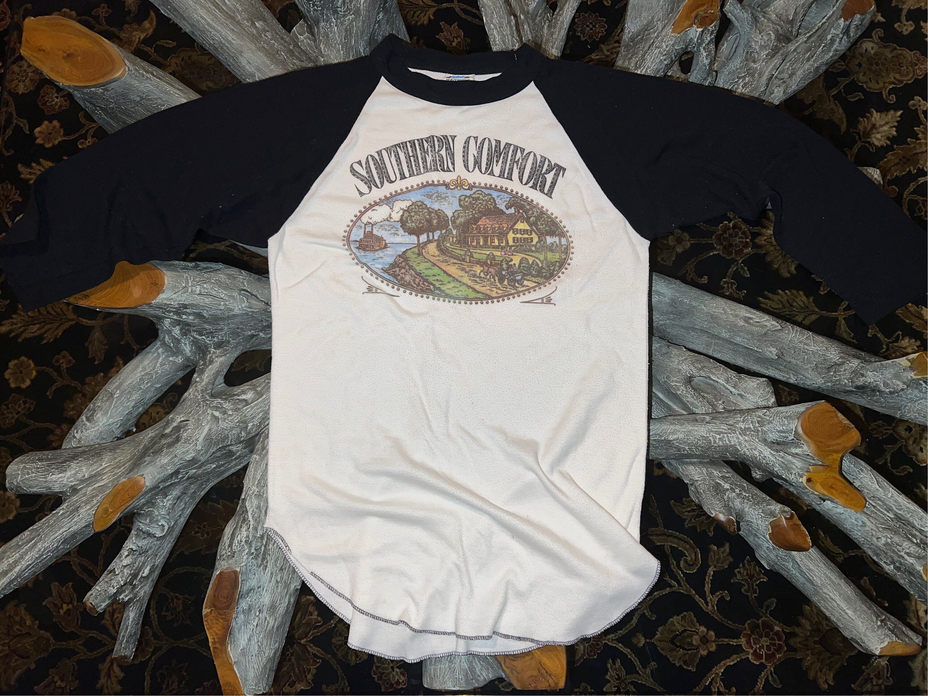 速くおよび自由な Longsleeve Comfort, Southern Vintage, Shirt Etsy - ウェア