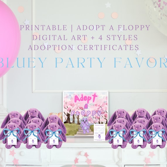 30 Bluey Party Supplies: Invitations, Decorations, Party Favors