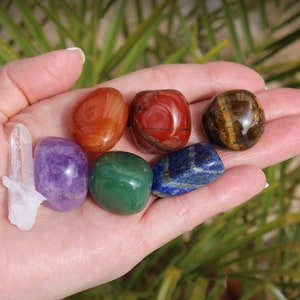 Chakra Crystal Set | 7 Chakra Crystal Kit | 7 Chakra Stone Set