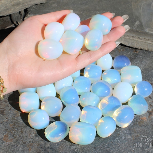 Opalite Tumbled Stones | Choose How Many Pieces