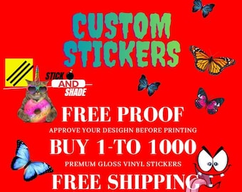 Custom Stickers Using Your Imagination Choose Your Design Today